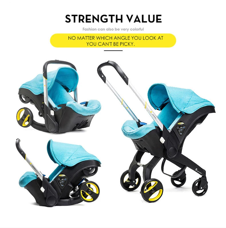 Baby Stroller 3 in 1 With Car Seat Baby Cart Foldable Baby Carriage Prams For Newborns Pram