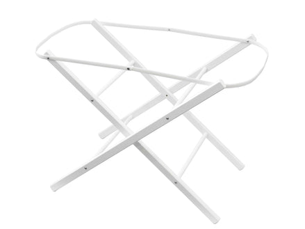 Shnuggle Moses Basket Folding Stand – White