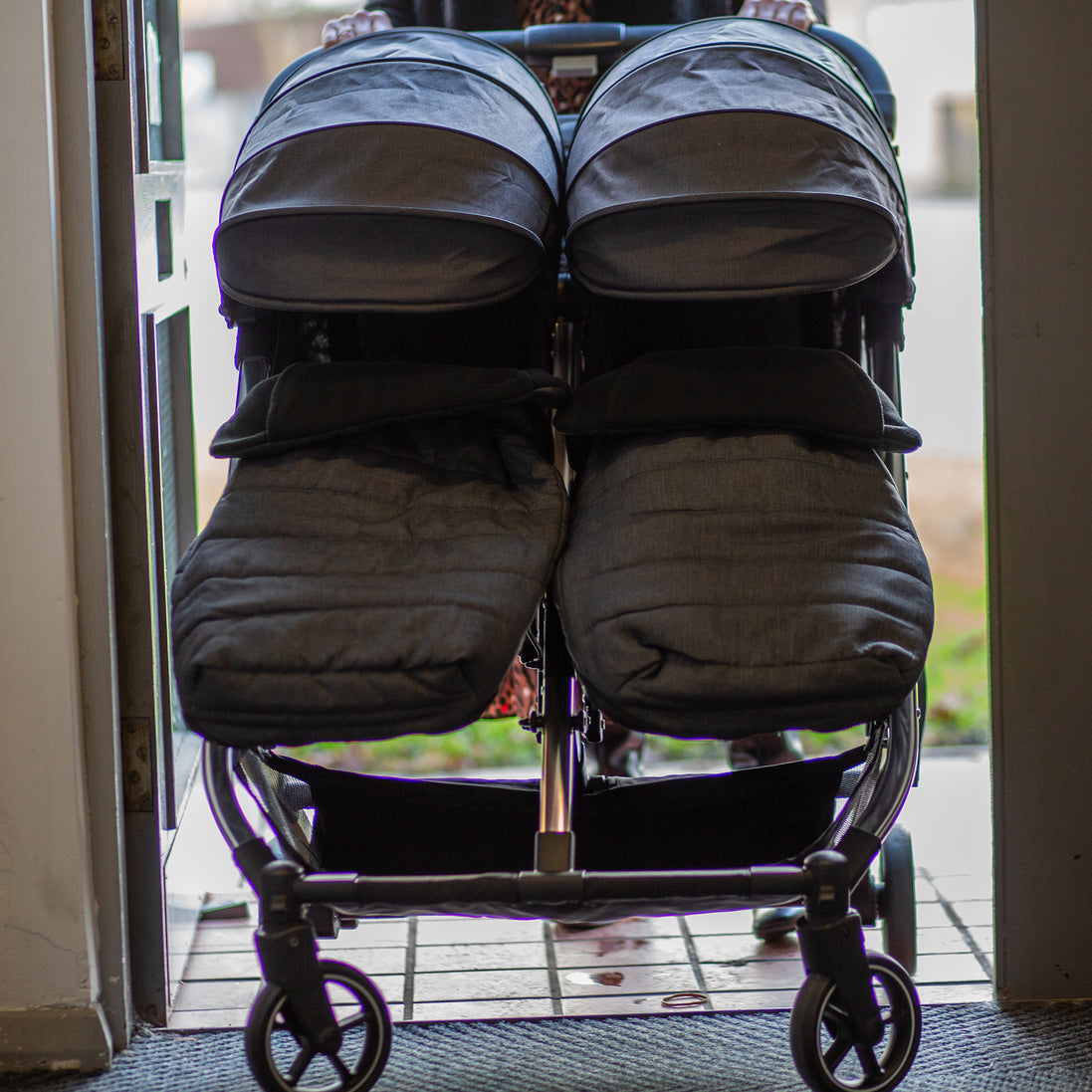 Red Kite Push Me Double Lightweight Stroller - Pistachio