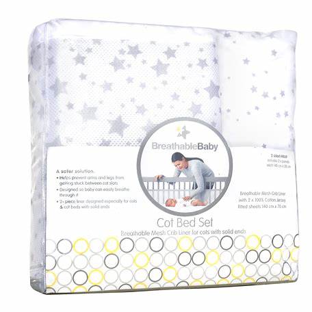 BreathableBaby Cot Bed Set