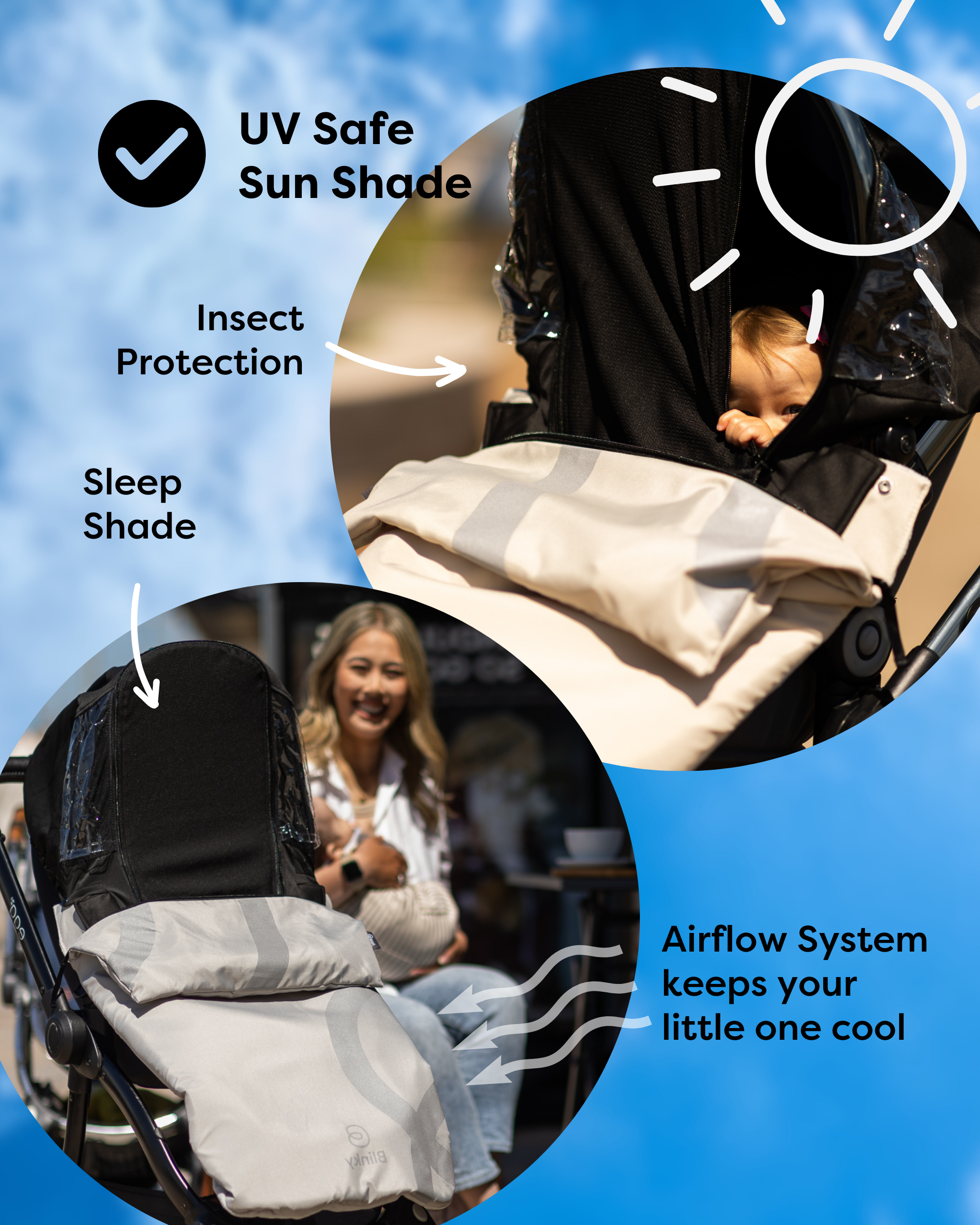 The Blinky Company All Season Buggy Raincover