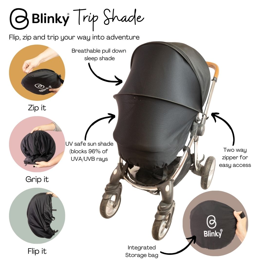 The Blinky Company Pushchair Sunshade