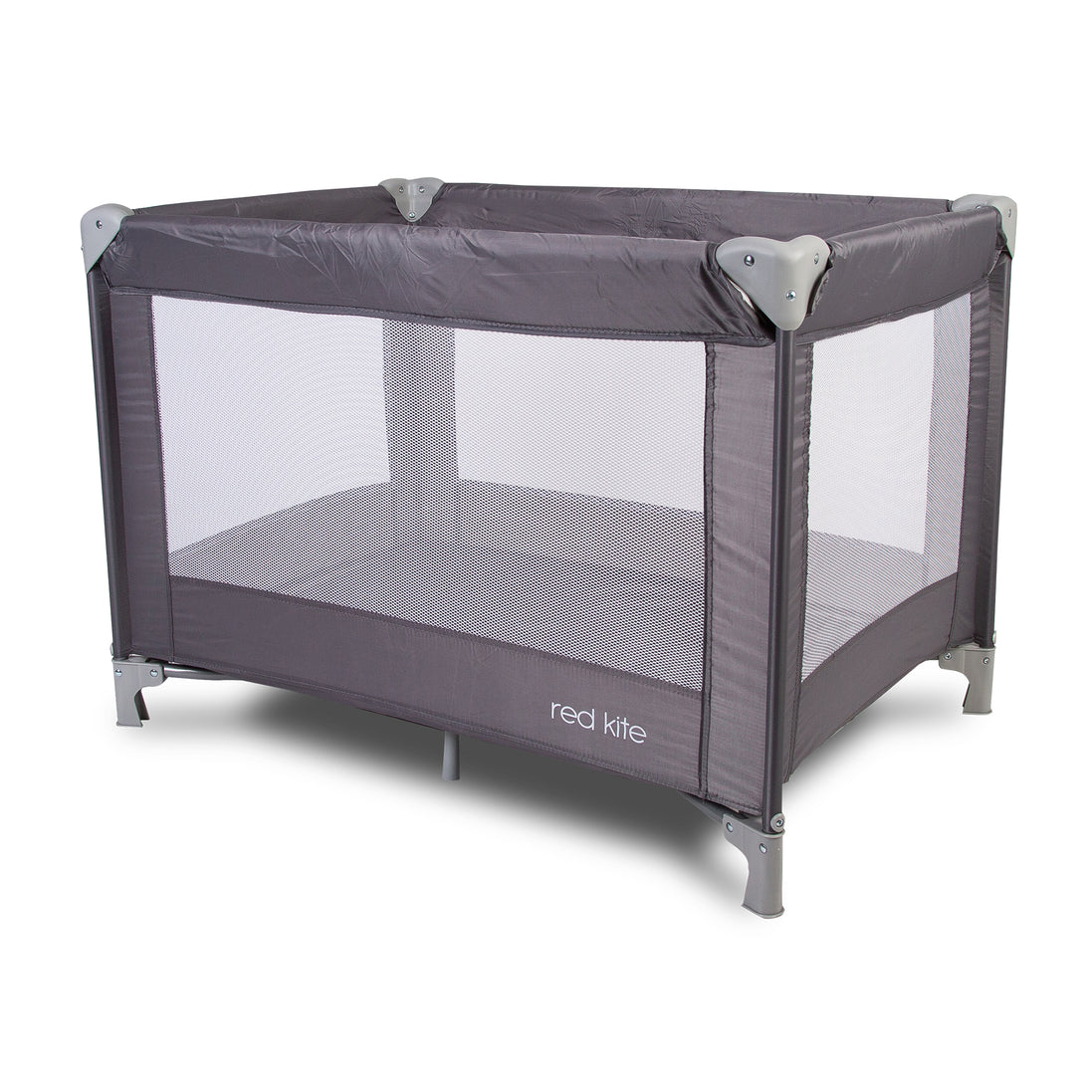 Red Kite Quiet Time Sleep Tight Travel Cot - Grey