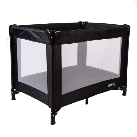 Red Kite Quiet Time Sleep Tight Travel Cot - Black