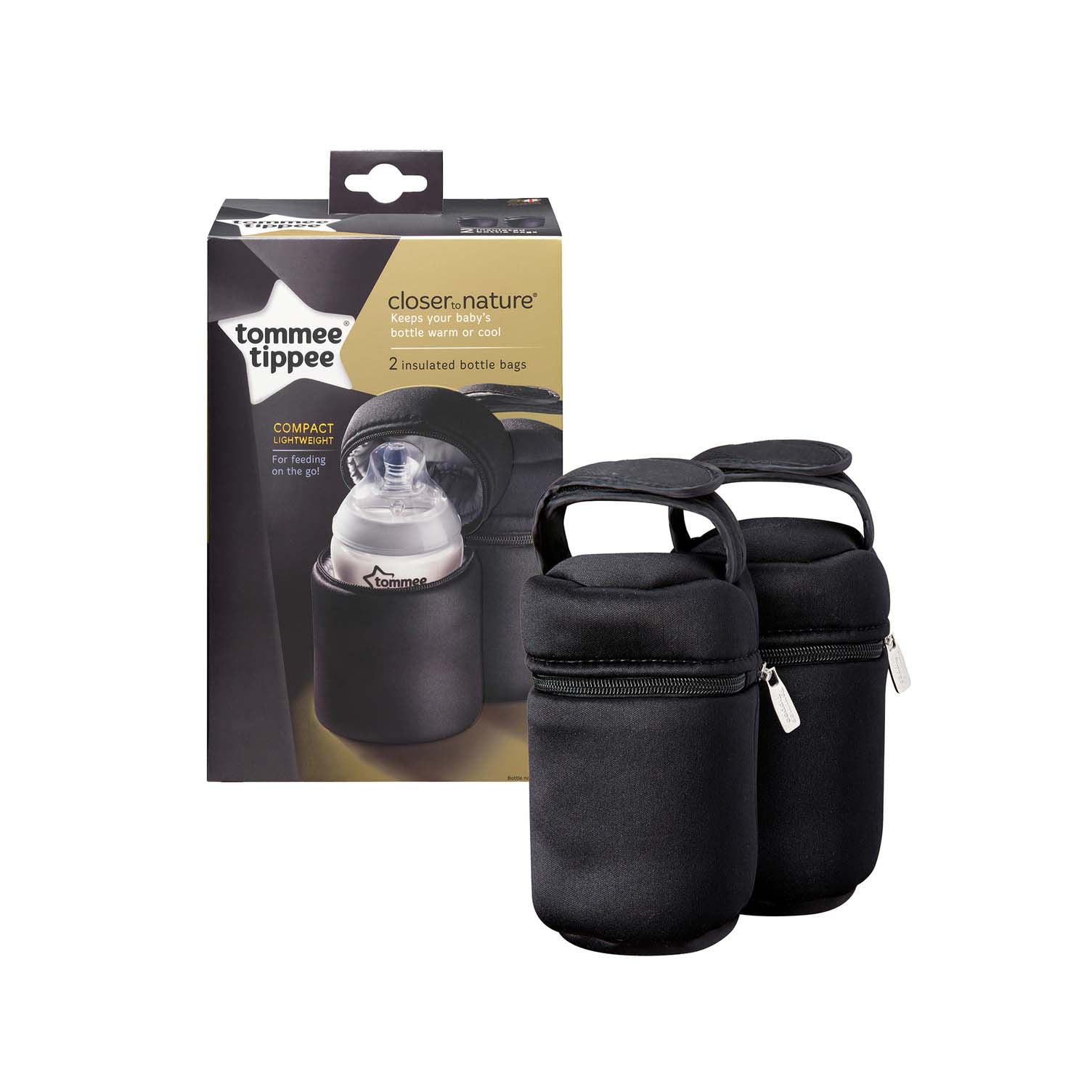 Tommee Tippee Closer to Nature Babycare Insulated Bottle Bags X 2