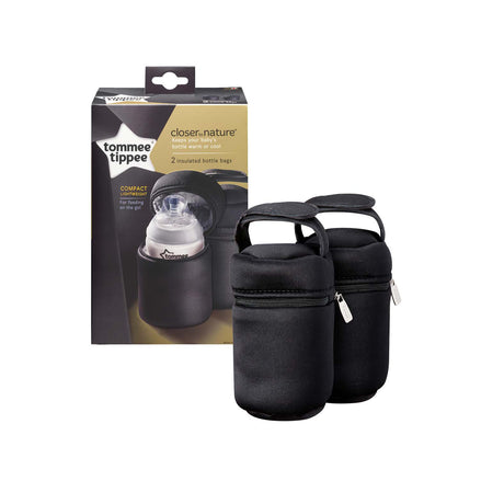 Tommee Tippee Closer to Nature Insulated Bottle Bags — 2 Pack