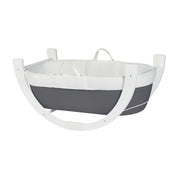 Shnuggle Dreami Moses Basket & Stand — Slate Grey Base