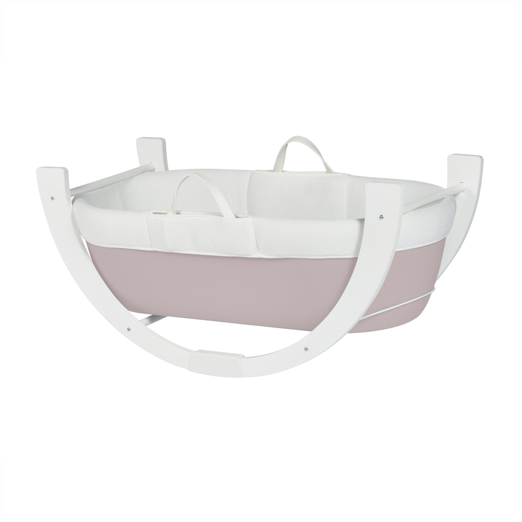 Shnuggle Dreami Moses Basket & Stand — Taupe Base