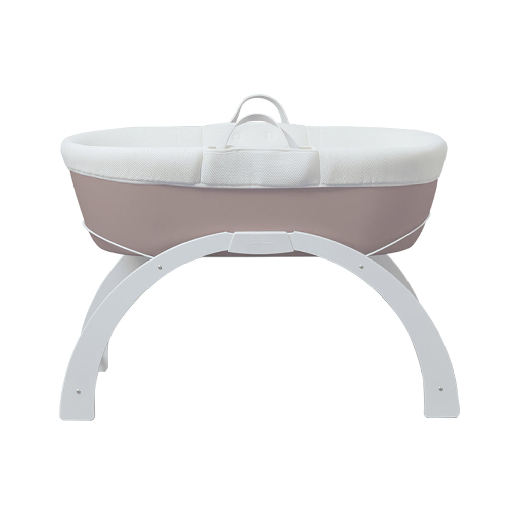 Shnuggle Dreami Moses Basket & Stand — Taupe Base