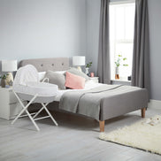 Shnuggle Classic Moses Basket — Pebble Grey