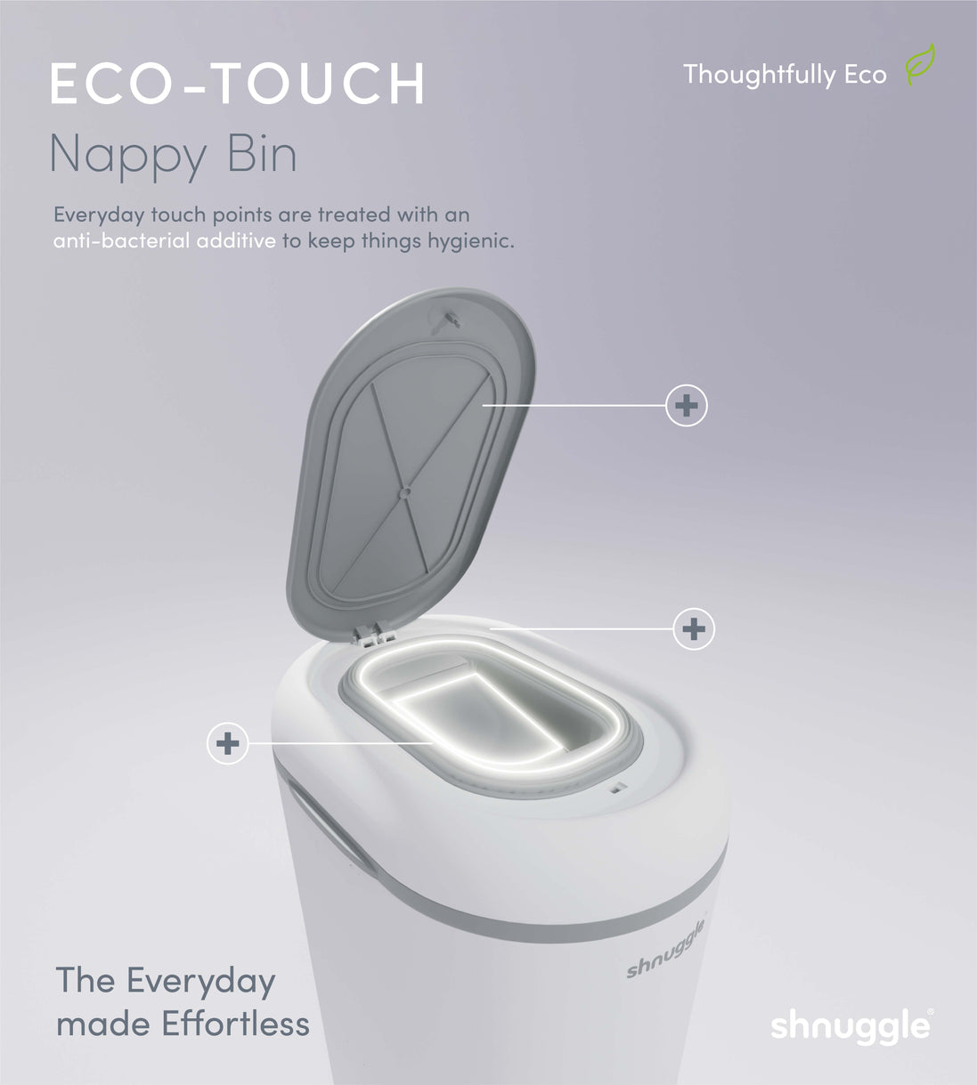 Shnuggle Eco-Touch Nappy Bin