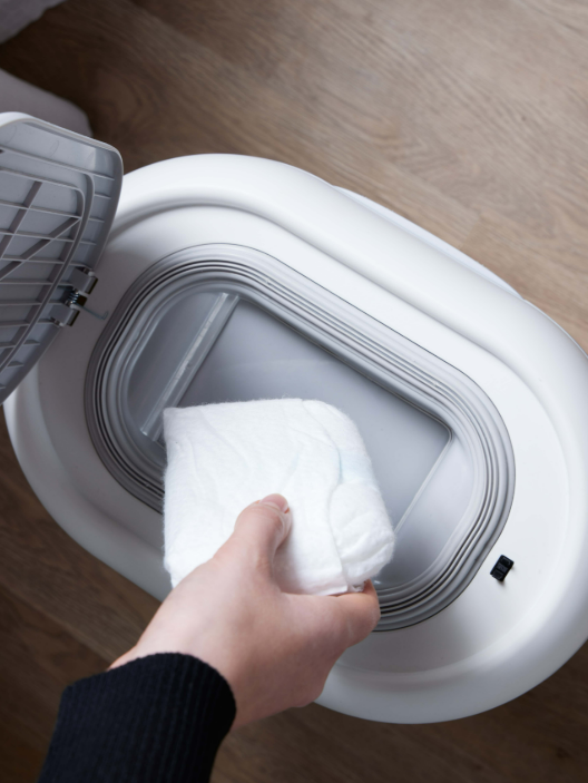 Shnuggle Change Time Eco-Touch Nappy Bin