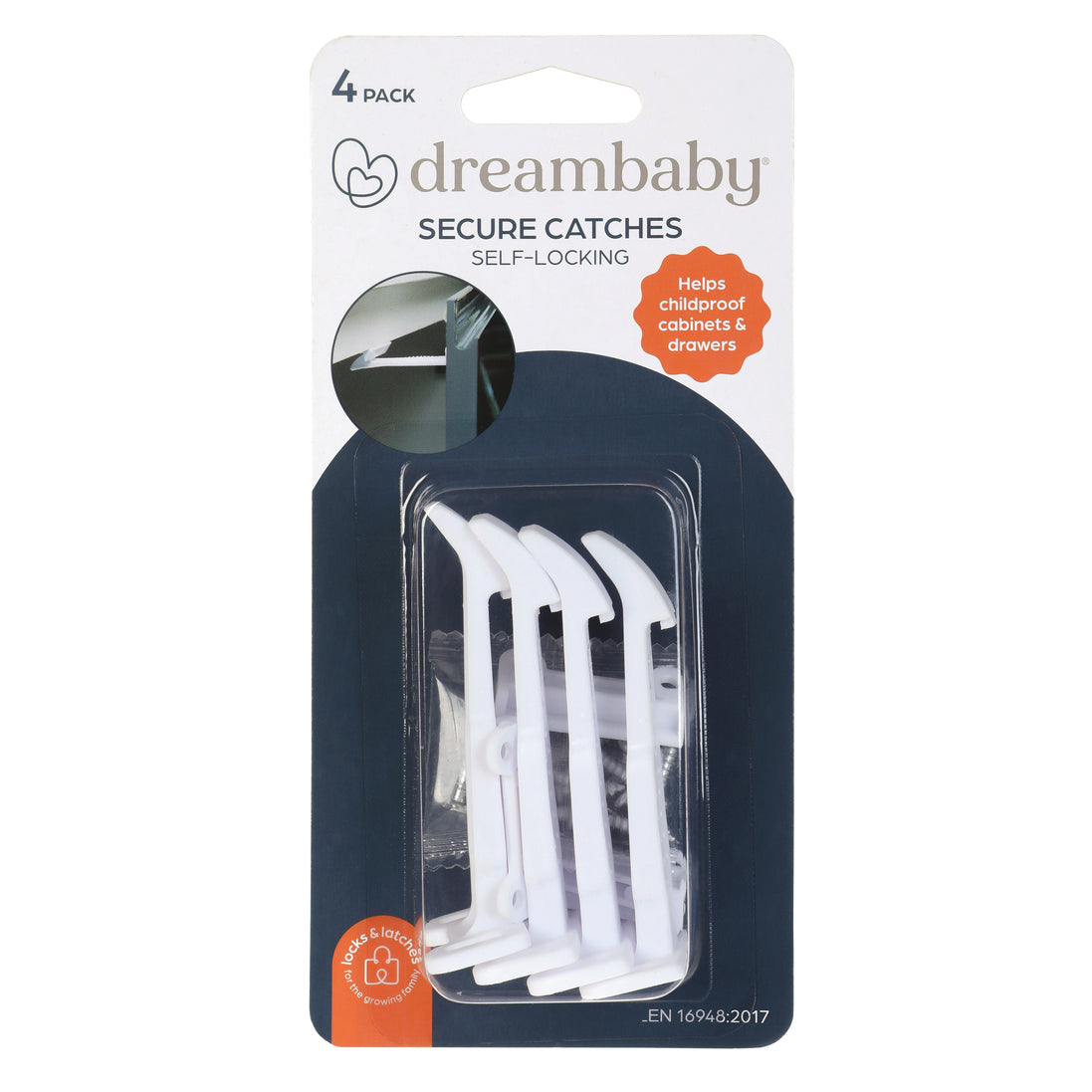 Dreambaby Secure Catches — 4 Pack