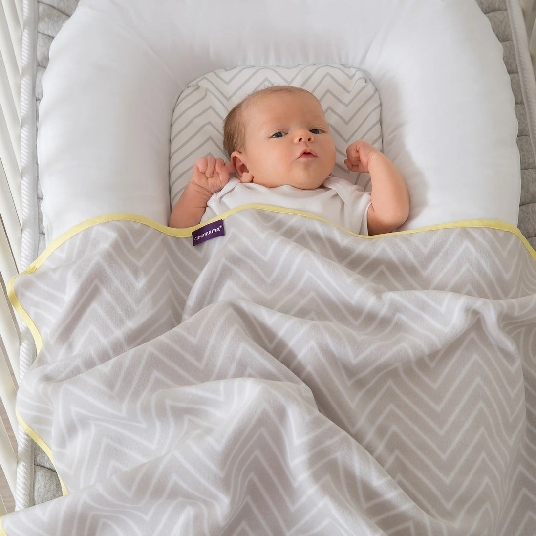 ClevaMama Fleece Cot and Cot-Bed Blanket