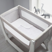 Shnuggle Air Crib Bedding Set — Grey Clouds