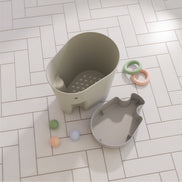 Shnuggle Ellie Bath Toy Drying Caddy — Grey