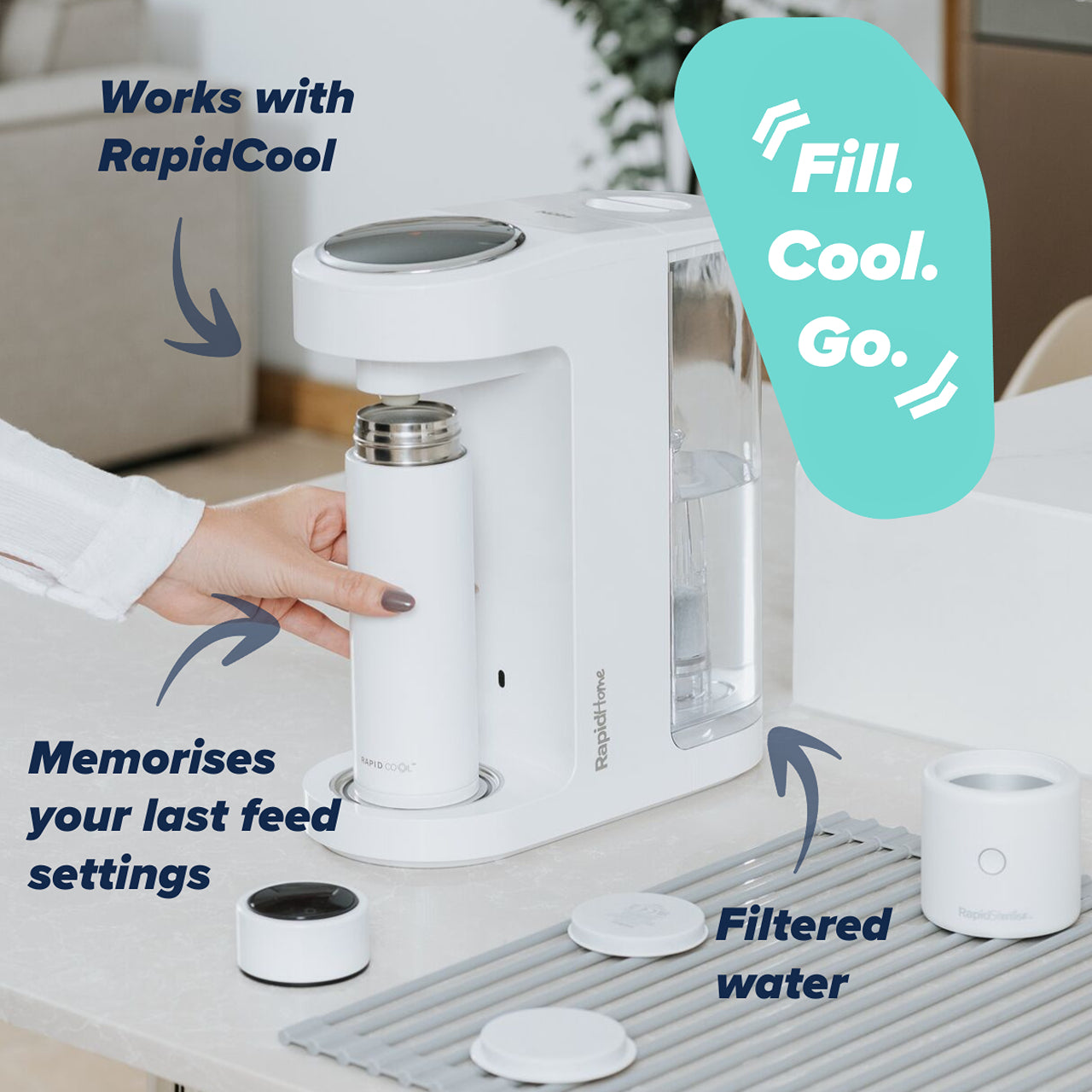 Nuby Rapidhot Formula Preparation Machine White