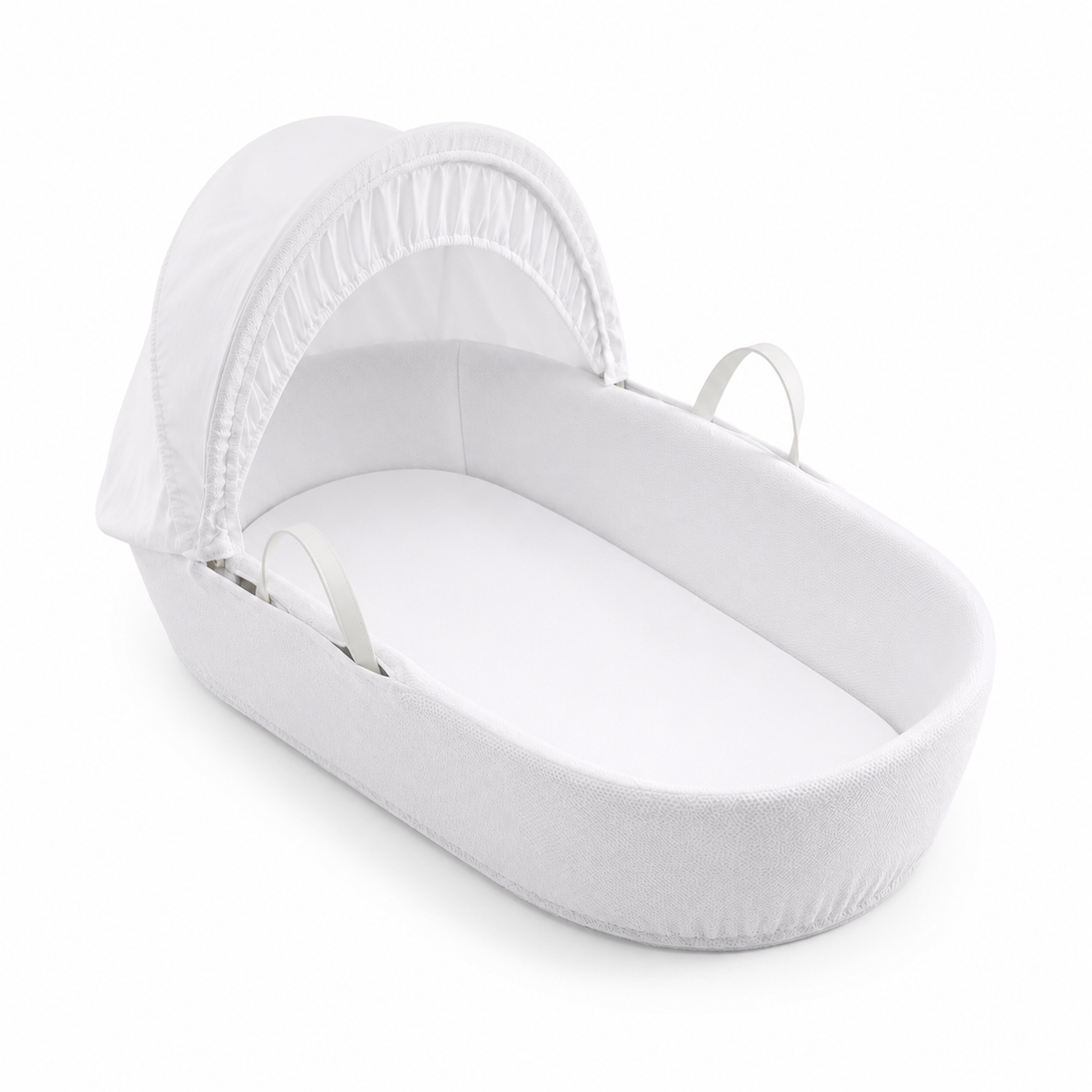 Shnuggle Classic Moses Basket — Pure White