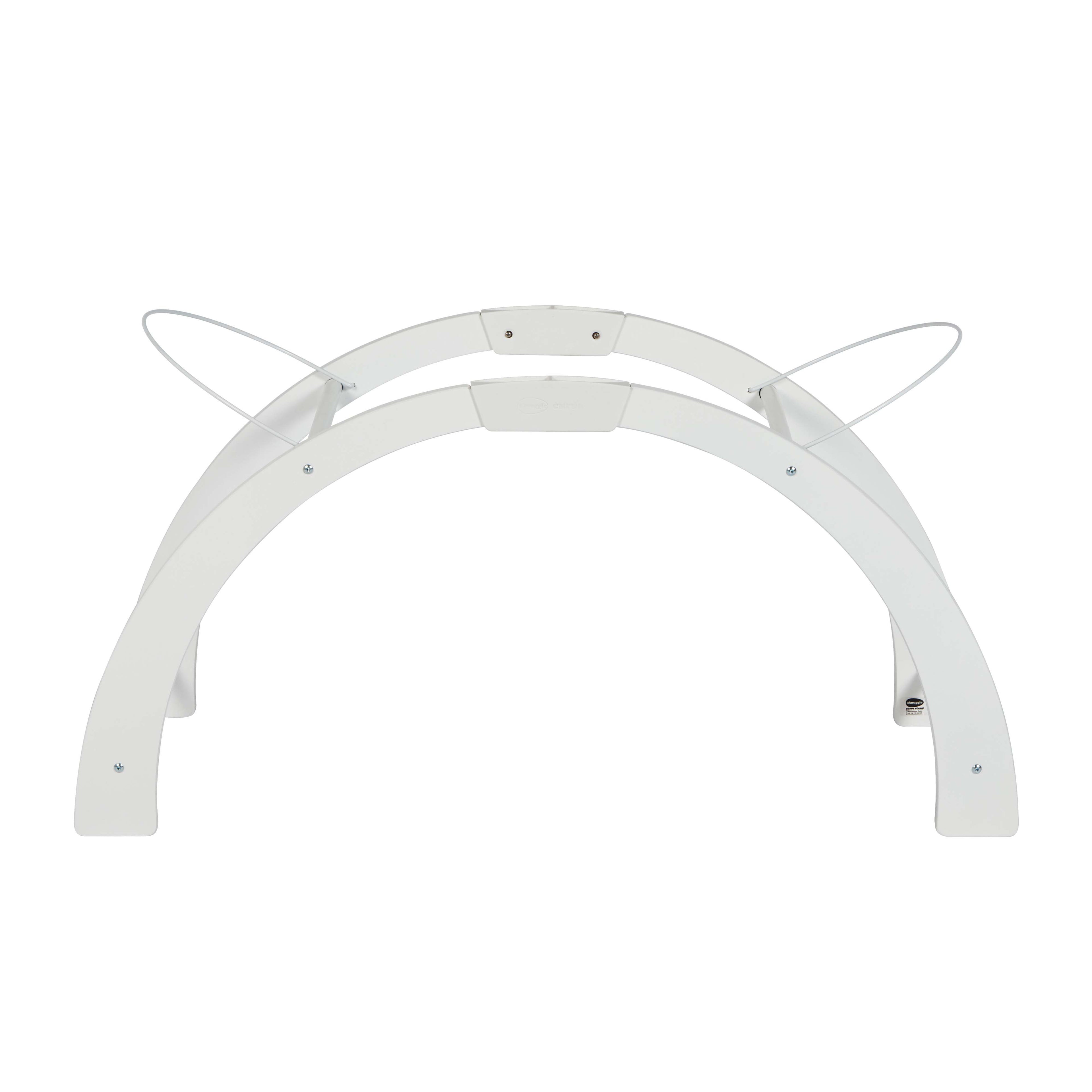 Shnuggle Moses Basket Stand Curve White