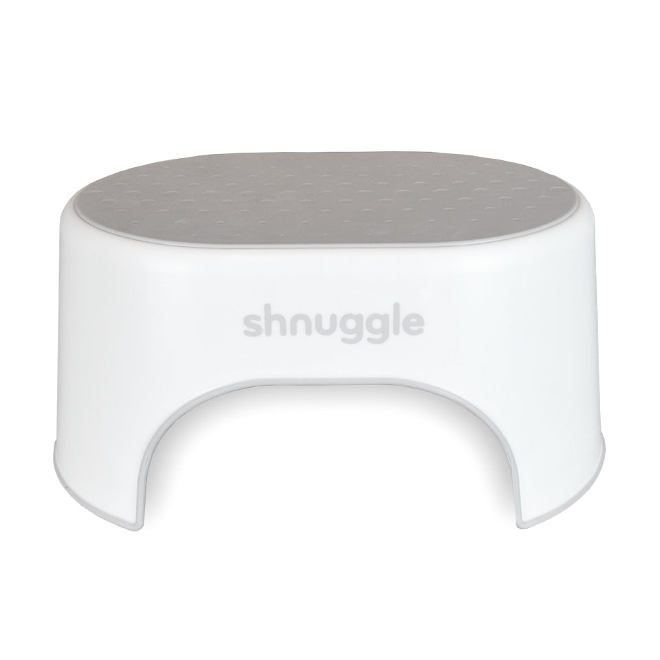 Shnuggle Step Stool — White/Grey