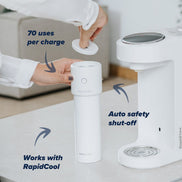 Nuby RapidSterilise+ Baby Bottle Maker Steriliser — White