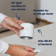 Nuby RapidSterilise+ Baby Bottle Maker Steriliser — White