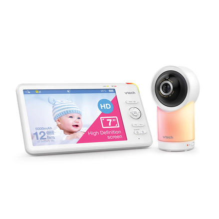 VTech RM7766HD 7” Smart Wi-Fi Pan & Tilt Video Baby Monitor